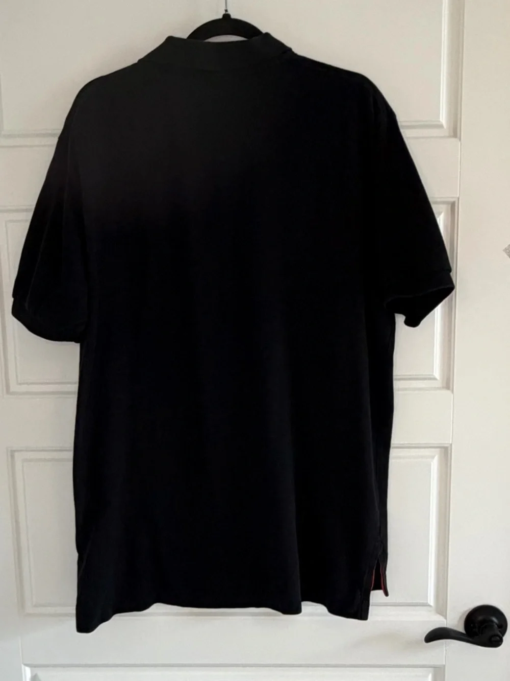 POLO Ralph Lauren Men’s XL Crossed Mallet RPLC Logo Black Polo Shirt Preppy